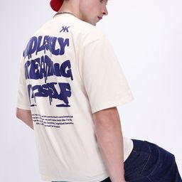 Kook N Keech Oversized Fit Typography Printed Pure Cotton T-shirt-picture-20