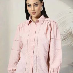 Melon By plusS Pink Plain Shirt-picture-47