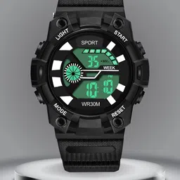ON TIME OCTUS Kids Patterned Dial & Straps Digital Watch DIGI-032 BLACK-image-41