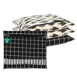 Kuber Industries Black Set of 4 Regular Drawer Organiser Organisers-15