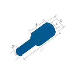 Braco Crimping Reducer Terminal Copper 16 mm², WPC-24 image 2