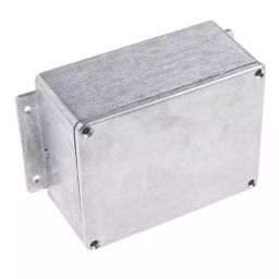 RS PRO Silver Die Cast Aluminium Enclosure, Flanged, Silver Lid, 139.8 x 89.7 x 55.2mm Model No 5173721-image-11