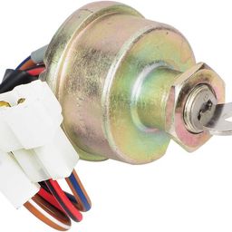 UNO MINDA IGN-7602A Ignition Starter Switch - With Wire New Model (2 Coupler) - with 2 Keys image 1