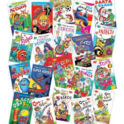 Colouring Books For Kids Set of 20 - English-21