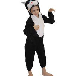 Kaku Fancy Dresses Cat  Animal Theme Costume Set - Black-image-99