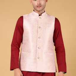 V-Mart Men Mandarin Collar Nehru Jacket-picture-34