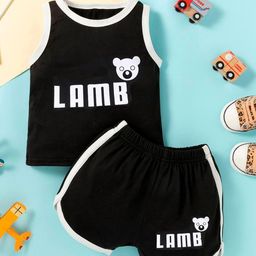 Bold N Elegant Kids Printed Round Neck Pure Cotton T-shirt With Shorts-image-18