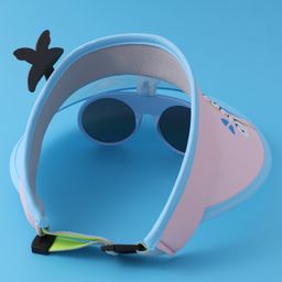 Babyhug Visor Cap with Duck Print  - Light Blue image 5