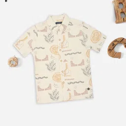 Pantaloons Junior Boys Printed Party Shirt-picture-7