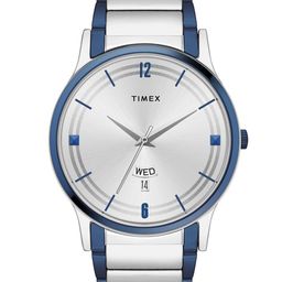 Timex Men Brass Dial & Stainless Steel Straps Analogue Watch TW000R467-97