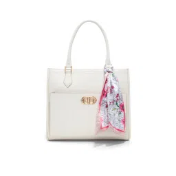 Aldo Ruya White Womens Shoulder Bag with Detachable Strap and Scraf-picture-19