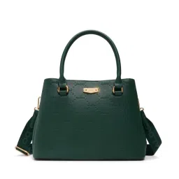 Aldo Climbinglily Womens Green Satchel Bag With Detachable Strap-picture-22