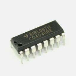 CD4040 - 12 Stage Ripple Carry Binary Counter IC-14