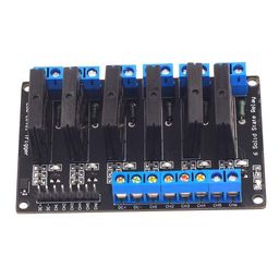6 Channel 24V Relay Module Solid State Low Level SSR DC Control 250V 2A with Resistive image 3