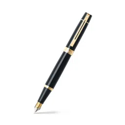Sheaffer 9325 Gift 300 Fountain Pen - Glossy Black with Gold Tone Trim-picture-49