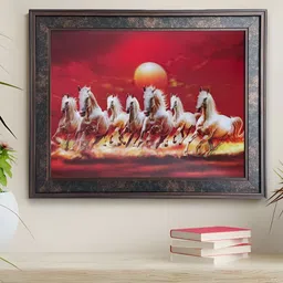 Art Street Red & White 1 Piece Wood Birds and Animals Wall Paintings-picture-22