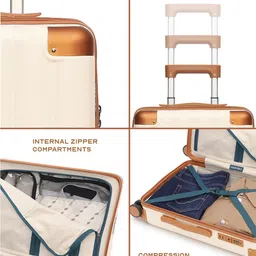 Assembly Iris Set Of 3 Textured Hard-Sided Trolley Bag image 4