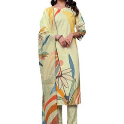 PARVOTSAV Green Cotton Blend Kurta Sets-image-97