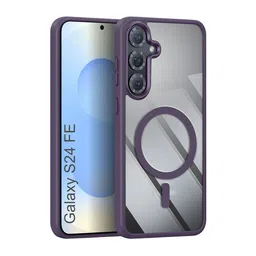 Luxury Kase Transparent Samsung Galaxy S24 FE 5G Impact Resistant Back Case-13