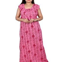 ANKONA Women Printed Maxi Nightdress-picture-40