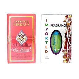 RAVIOUR LIFESTYLE Set Of 2 Jannat Ul Firdous & Imported 100% Alcohol Free Attar - 8ml Each-14