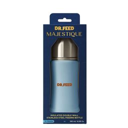 Adore Dr.Feed Majestique Blue Insulated Feeding Bottles-180ml-image-38