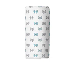 The White Cradle Infants Bow Printed Swaddles-51