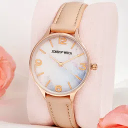 JOKER & WITCH Women Dial & Leather Bracelet Style Straps Analogue Watch AMWW1030-image-78