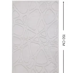 Sapana Carpet-Mats Grey Abstract No Shredding Polyester Carpet image 3