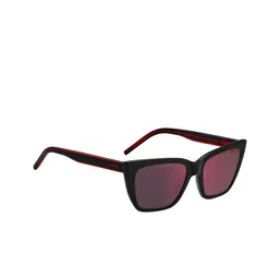 HUGO Women Rectangle Sunglasses with UV Protected Lens 206046OIT54AO-image-2