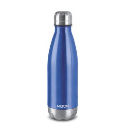 Milton Duo DLX Blue Stainless Steel Colourblocked Double Wall Vacuum Water Bottle 500 ml-picture-47
