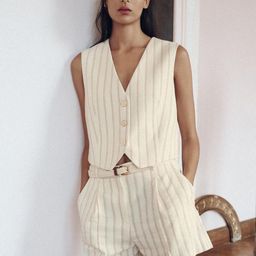 LULU & SKY Women Striped Loose Fit High-Rise Technology Shorts-image-47