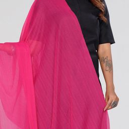 Moda Rapido Selection Of 4 Lycra Tasselled Border Dupatta image 4