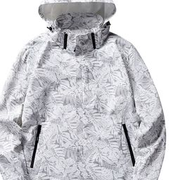 HERE&NOW Men Hooded Floral Printed Casual Tailored Jacket-image-61
