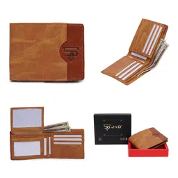 JND Men Textured Two Fold Wallet image 2
