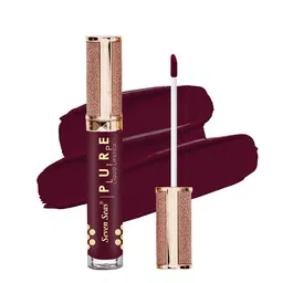 Seven Seas Pure Highly Pigmented, Long Lasting & Smudge proof Liquid Lipstick- Rose-7ml-91