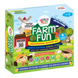 Genius Box 9 in 1 Farm Fun Activity Kit-18