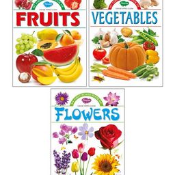 Sawan My First Board Book Series Fruits Vegetables Flowers Set of 3 - English-24