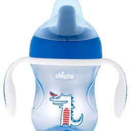 Chicco Training Cup With Semi Soft Spout - 200 ml (Color & Print May Vary)-25