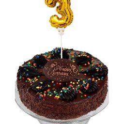 Amfin Number Foil Balloon Cake Topper - Golden-image-18
