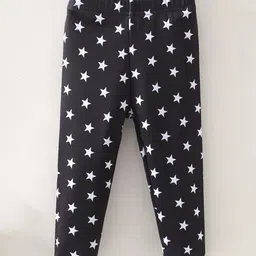 Kookie Kids Full Length Lounge Pants Star Print - Black-picture-20