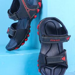 Pine Kids Velcro Closure Sandals - Blue-image-27