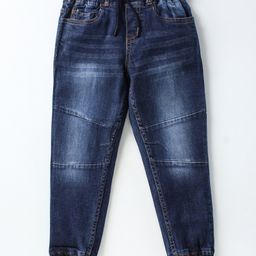 Pine Kids Full Length Enzyme Wash Denim Jeans - Blue-image-75
