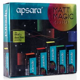 Apsara Matt Magic Jumbo Eraser Pack of 20 - Multicolor-image-25
