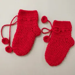 Little Peas Solid Colour Socks - Red-picture-1