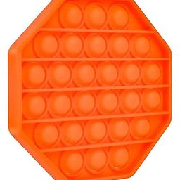 FunBlast Octagonal Shape Pop Bubble Stress Relieving Silicone Pop It Fidget Toy - Multicolor-17