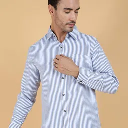 Stylecast X Kotty Men Comfort Multi Stripes Striped Casual Shirt-image-97