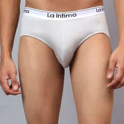 La Intimo Low-Rise Basic Briefs LXMUBR01GY-image-77