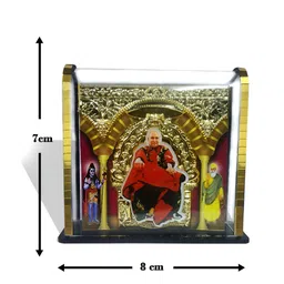 Adhvik Yellow Guruji Swaroop Car Dashboard Idol Religious Showpiece image 4