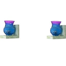 SOMIL Pink Glass Cylinder Printed Wall Lamps-picture-14